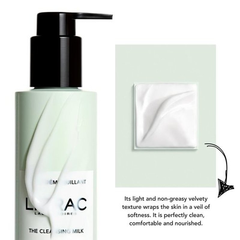 Lierac Cleansing Milk - Nourishing Face Makeup Remover & Hydrating Cleanser, 200ml