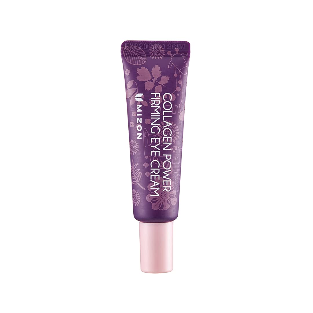 MIZON Collagen Eye Cream Firming Hydrolyzed Collagen Adenosine Fine Line Treatment Elastin booster Moisturizing Travel Size (10 ml / 0.34 fl oz)