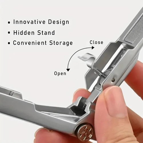 Car Shaped Nail Clipper - Premium Metal Fingernail Clipper with Filer - Fun & Durable Grooming Tool for Men, Husband, Kids - Unique Birthday Gift Idea, Stocking Stuffer - Packed in Tin Box (Silver)