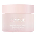 FEMMUE Rose Sleeping Mask Face Moisturizer (1.76 oz) | Hydrating Gel Mask to Soothe Dry, Red Skin | With Rose Water | Korean Skin Care