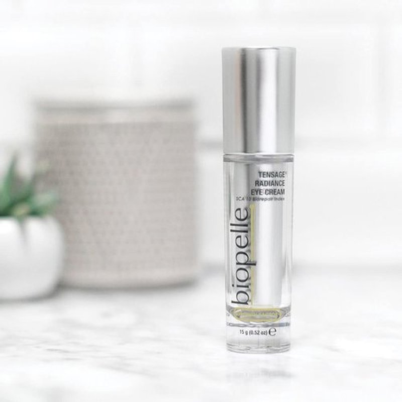 Biopelle Tensage Eye Cream - Radiance & Illuminating Formula with SCA 10 Biorepair Index, 0.52 Oz