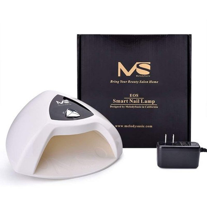 MelodySusie Eos Pro12W UV/LED Nail Lamp - Smart Nail Dryer, Cures All Major Gel Nail Polish Brands, White
