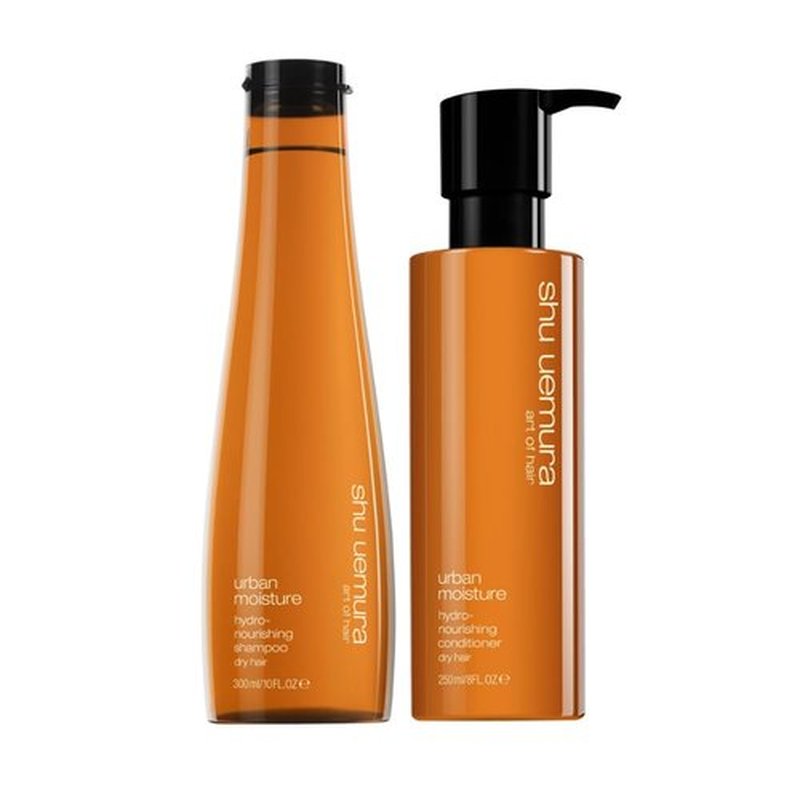 Shu Uemura Urban Moisture Shampoo & Conditioner Set - Deep Hydration for Dry Hair, Reduces Frizz & Adds Shine
