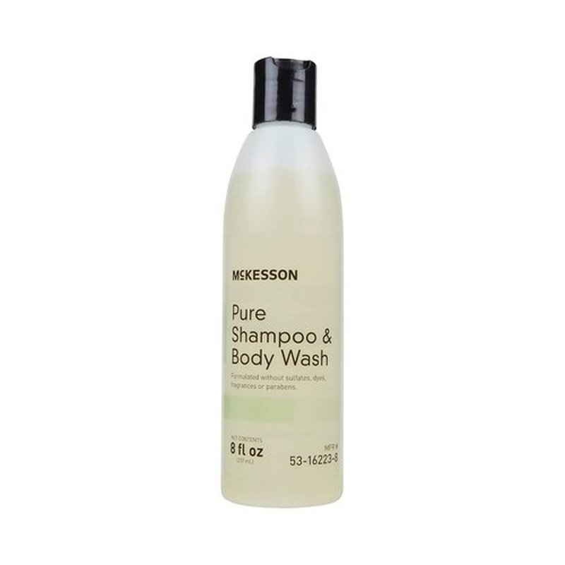 McKesson Pure Shampoo & Body Wash - Sulfate-Free, Unscented, Paraben-Free | 8 oz, 1 Count