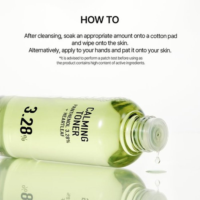 Parnell Panthenol 3.28% Heartleaf Calming Toner (6.76 Fl Oz / 200ml) | Korean Hydrating Toner with B5, Heartleaf & Centella | Ceramide & Hyaluronic Acid for Soothing Redness