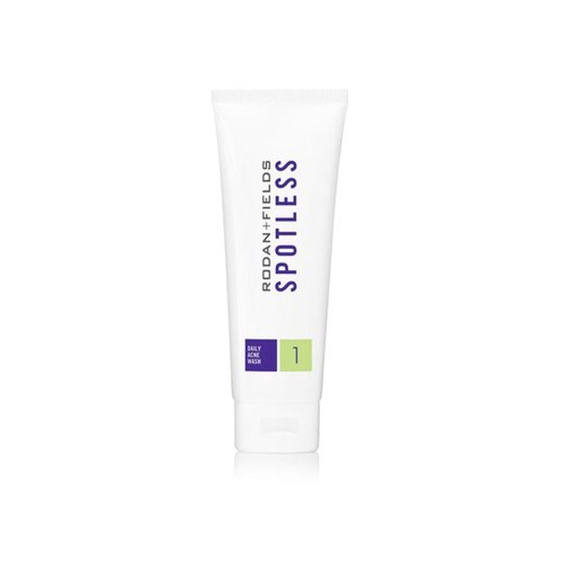 RODAN + FIELDS Spotless Daily Acne Wash | 125 mL | Gentle Exfoliating Face Wash with Benzoyl Peroxide for Teens and Young Adults | Clears Breakouts & Promotes Clear Skin | Morning & Night Skincare