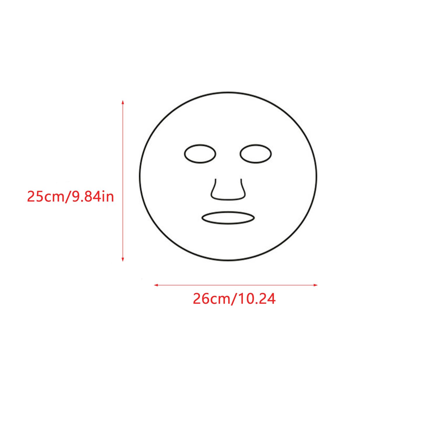 UtySty 400 Pack Plastic Facial Mask Disposable Sheet Mask Wrap Face Moisturizer Mask DIY Forehead Wrinkle Patches for Clay Face Creams Mud Mask Collagen Moisturizing Cream Night Lotion Absorbing