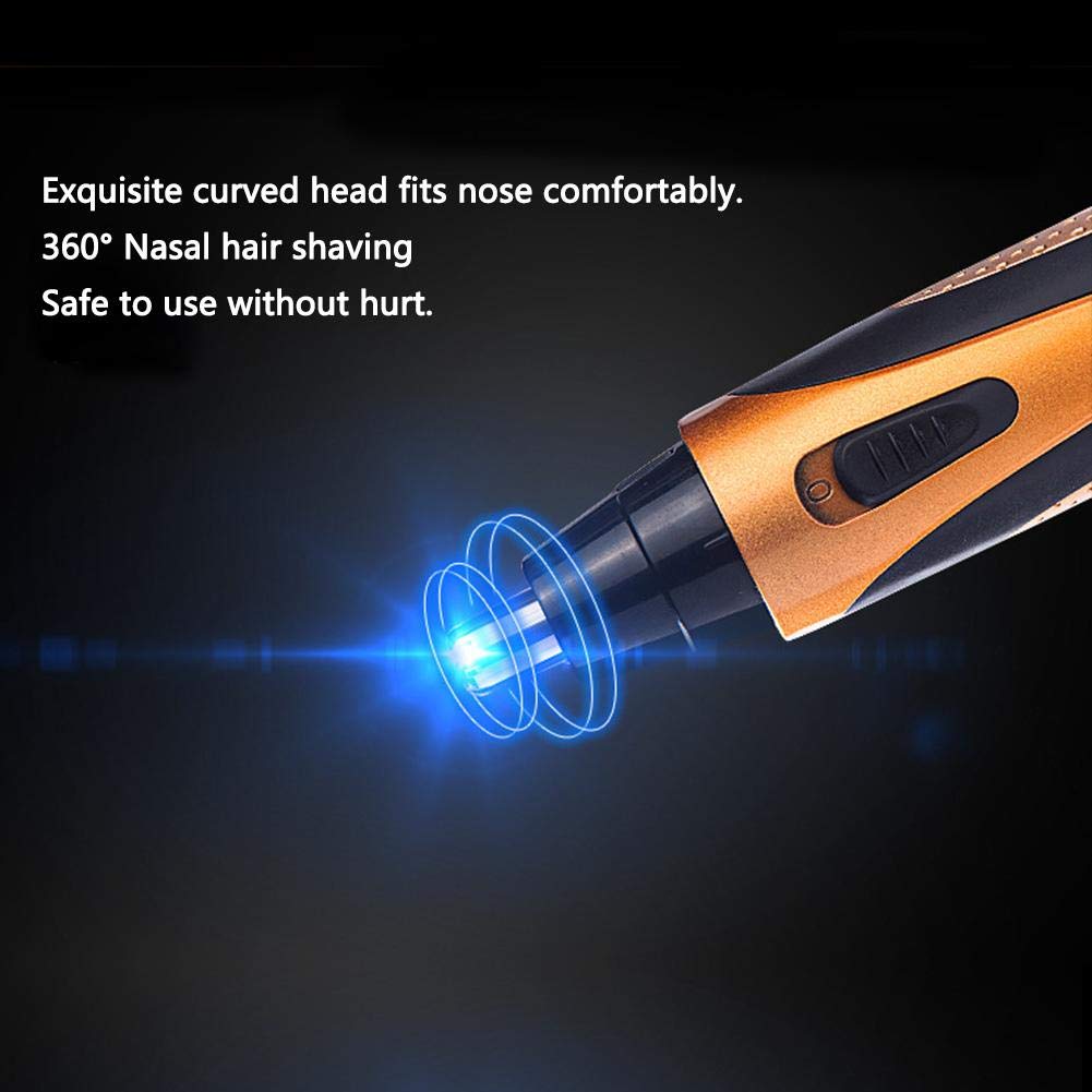 Mens Hair Trimmer Kit, 4 in 1 Rechargeable Nose Hair Stubble Beard Ear Eyebrow Shaver for