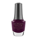 Morgan Taylor Nail Lacquer (Plum And Done) Purple Professional Lacquer, Vibrant, Chip-Resistant, Fast-Drying, Long-Lasting, High-Shine, Perfect for Manicures & Pedicure, 0.5 ounce.