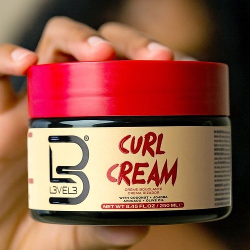 Skiennix Level 3 Hydrating Curl Cream - Coconut & Jojoba Oil for Coily & Curly Hair - Moisture & Shine Lock