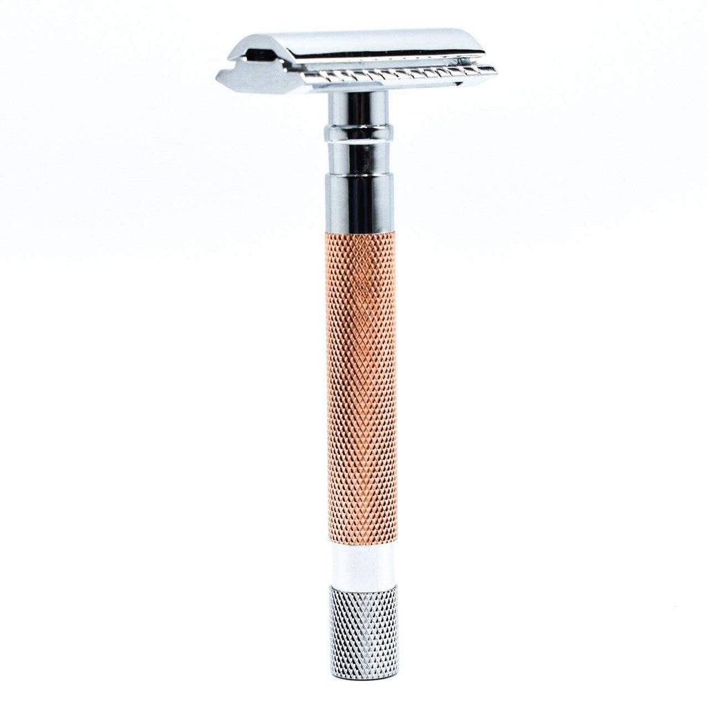 Parker 56R Rose Gold Three-Piece Double Edge Safety Razor