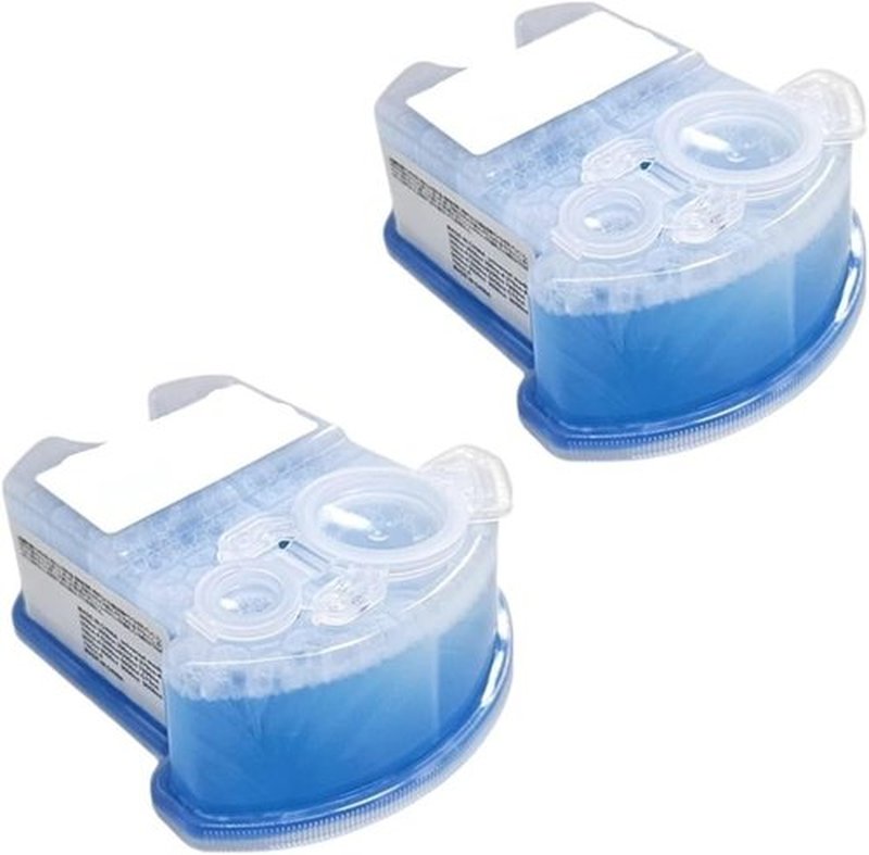 Braun Shaver Cleaning Fluid - Clean & Renew Refill Cartridges for Series 3/5/7/9 (2-Pack)