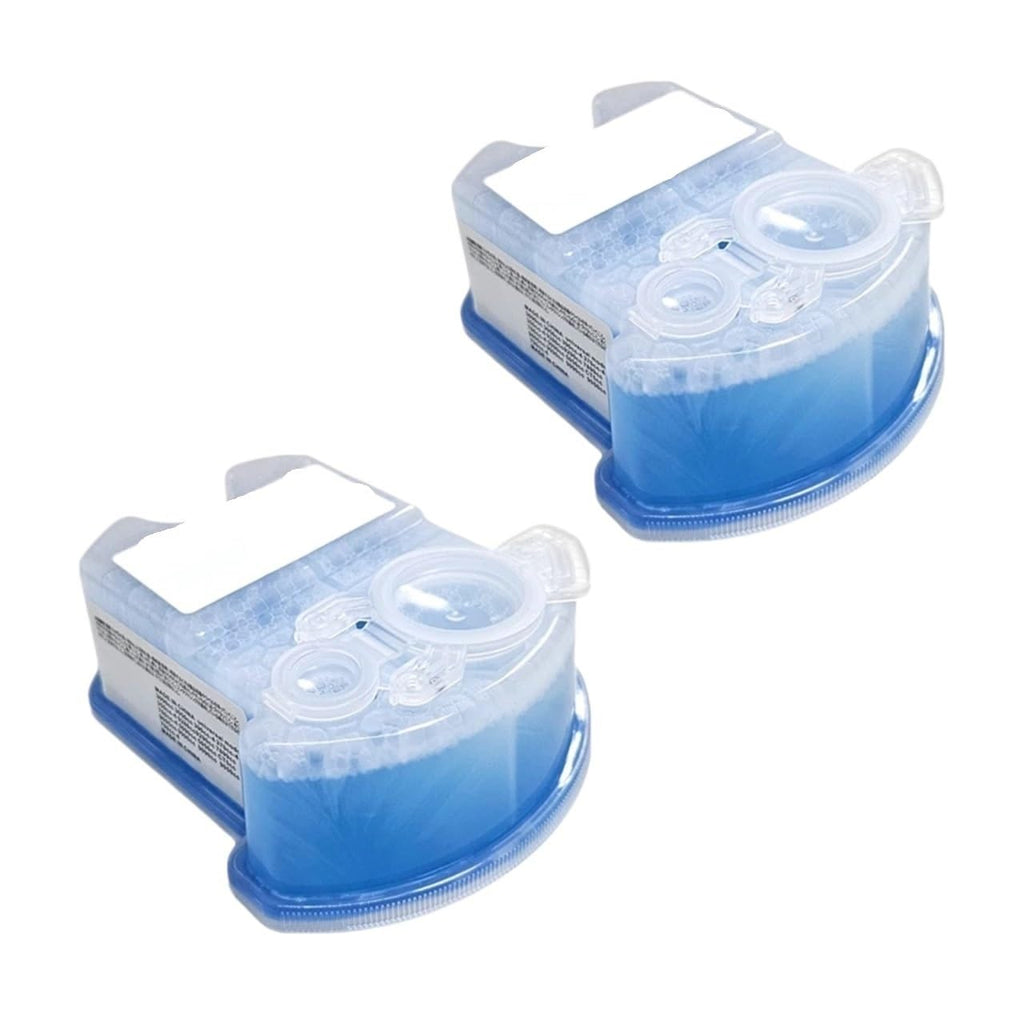 Shaver Cleaning Fluid ，Compatible For Braun， Clean & Renew Refill Cartridges CCR For Series 3/5/7/9(2pcs)