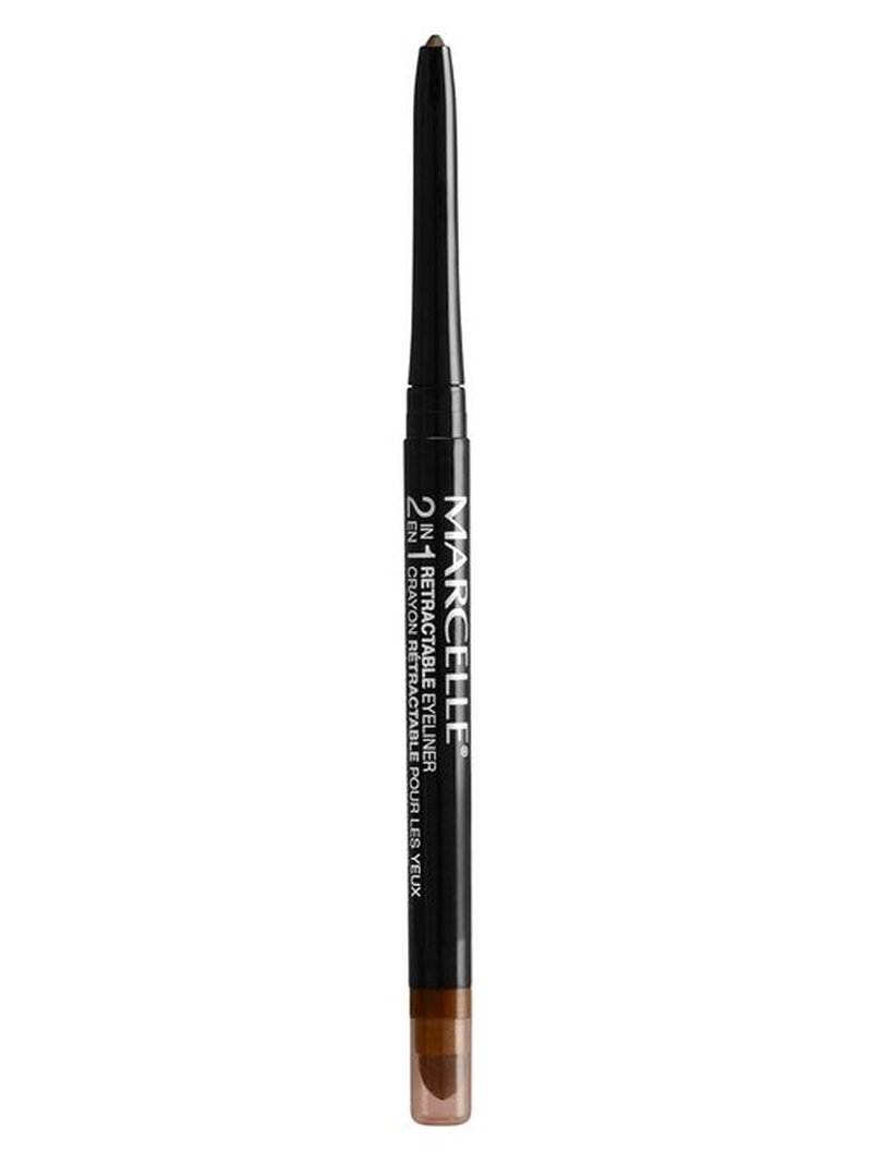 Marcelle 2-in-1 Retractable Eyeliner - Copper, Waterproof & Long-Lasting 12h, Hypoallergenic 0.31g