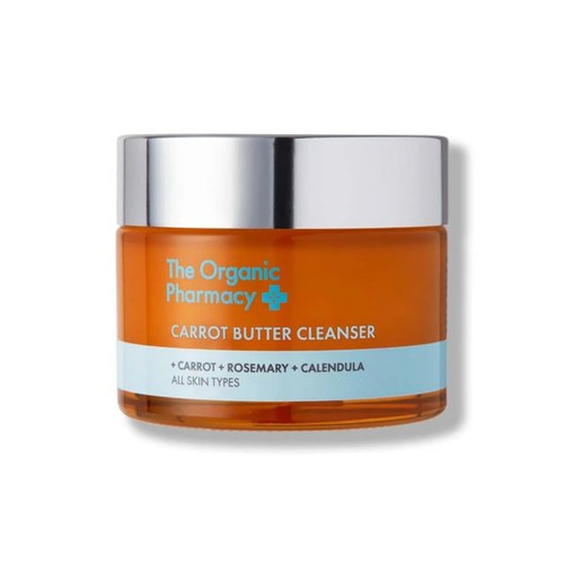 Organic Pharmacy Carrot Butter Cleanser - Balm to Oil Makeup Remover for All Skin Types | 1.18 Fl Oz