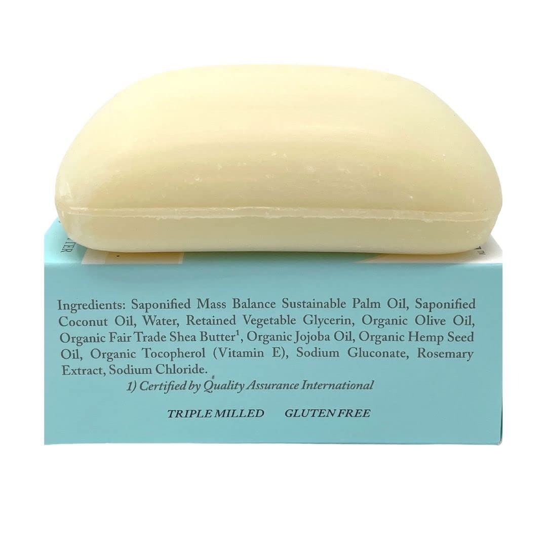Dr. Woods Unscented Baby Mild Bar Soap with Organic Shea Butter for Sensitive Skin, 5.25 Ounce (Pack of 1)