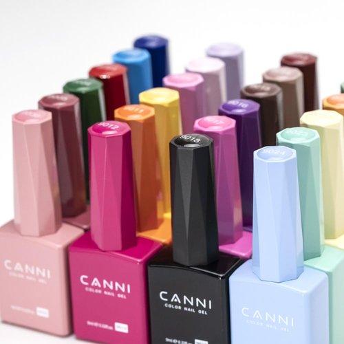 CANNI 2Pcs Hema-Free Black White Gel Nail Polish Set- Black and White Gel Polish Kit, Soak Off LED Nail Gel Manicure Kit DIY at Home Salon Gifts for Women Girls