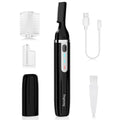 Eyebrow Trimmer, Electric Eyebrow Razor for Women Men, Rechargeable Painless LED Light Facial Hair Shaver Remover with Replacement Blade for Face Lips Neck Leg