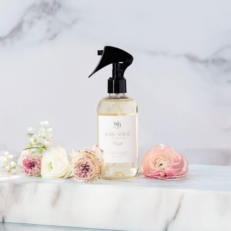 White Musk Home Spray - Refreshing Linen Collection | 250ml Scented Air Freshener