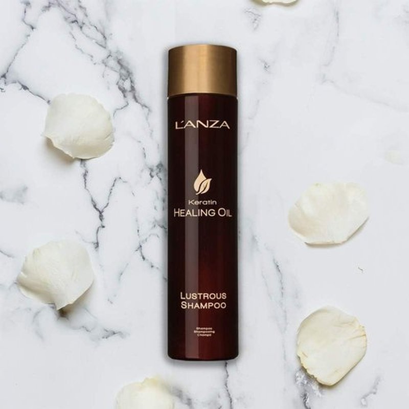 L'ANZA Keratin Healing Oil Shampoo - Hydrating Cleanse for Softness & Shine | Sulfate-Free, Color Safe