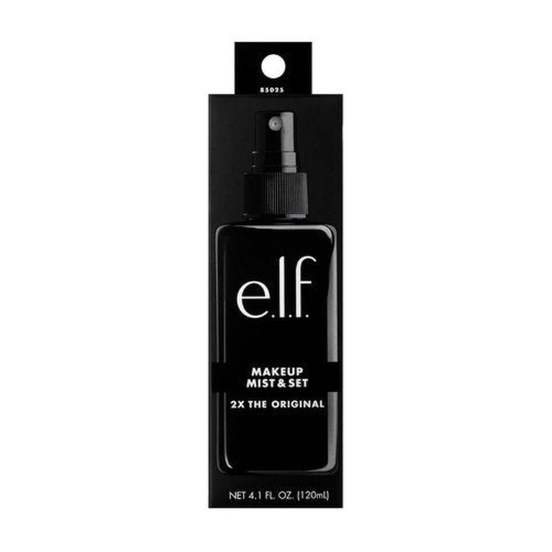 e.l.f. Makeup Mist & Set - Lightweight Hydrating Spray for All-Day Wear | Infused with Aloe, Green Tea & Cucumber - 4 Fl Oz
