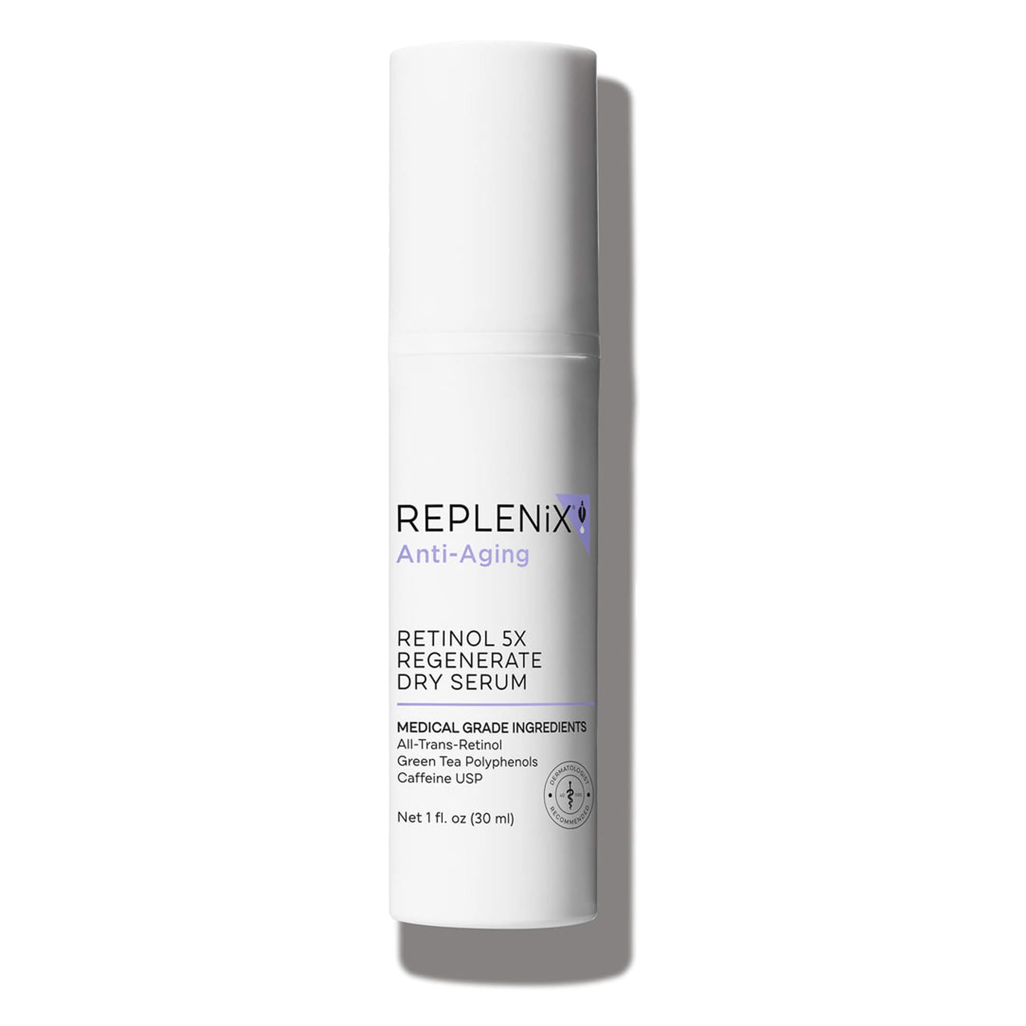 Replenix Anti-Aging Retinol 10X Regenerate Serum, Medical-Grade Quick-Drying Face Serum for Mature Skin (1 fl. oz)