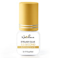 NATUHANA Eyelash Extension Glue 3 Sec Drying (0.17fl.oz / 5ml)/3 Weeks Retention,Waterproof No Irritation Lash Extension Glue for Adhesive Personal DIY or Professional,Black