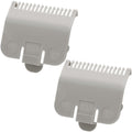 DC,CLISENCE 2pcs Hair Clipper Guards, Attachment Number #1/2-1/16''(1.5mm), Nylon Guards for Clippers, Clipper Attachments Replacement for Cutting Hairstyles Sideburns Beards - Gray