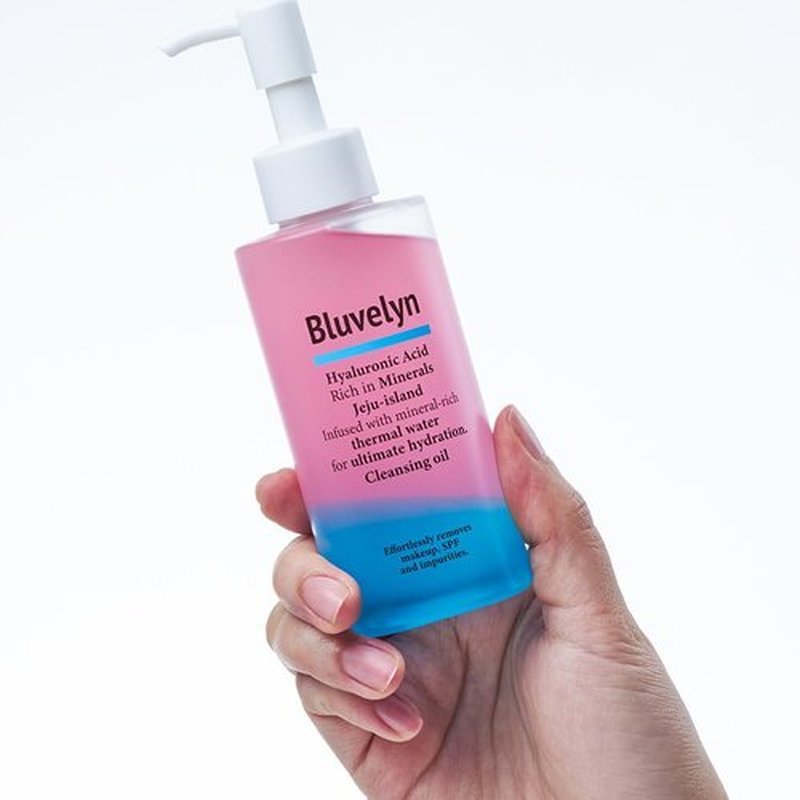 BLUVELYN Blackhead Melting Cleansing Oil – Dual-Phase Formula with Warming Effect – 10x Hyaluronic Acid & Jeju Spa Minerals – Melts Sebum & Waterproof Makeup – 5.07 fl oz