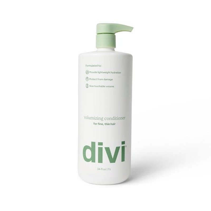Divi Volumizing Conditioner - Lightweight Formula for Fine Hair | Strengthens & Protects Hair