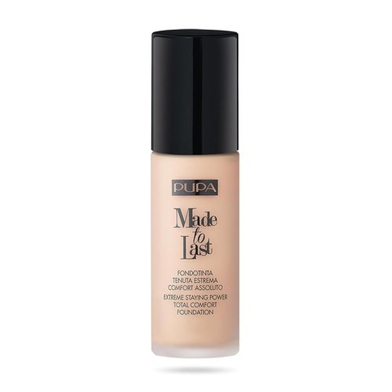 PUPA Milano Foundation - Made To Last Extreme Hold Fluid - Long-Lasting Comfort - Light Beige - 1.01 Oz