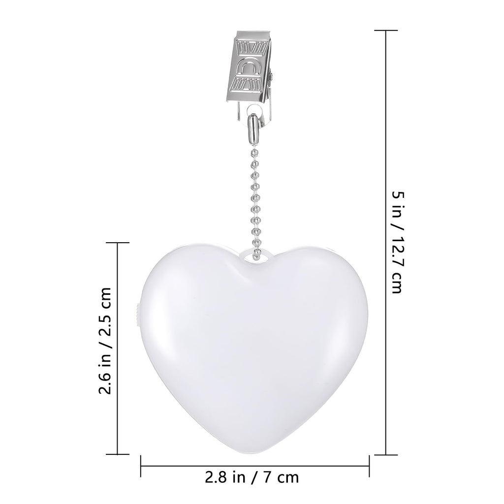 Uonlytech 2Pcs Purse Light Handbag Light Sensor Heart Shape Bag Illuminator Hanging Night Light for Women Ladies Girls …