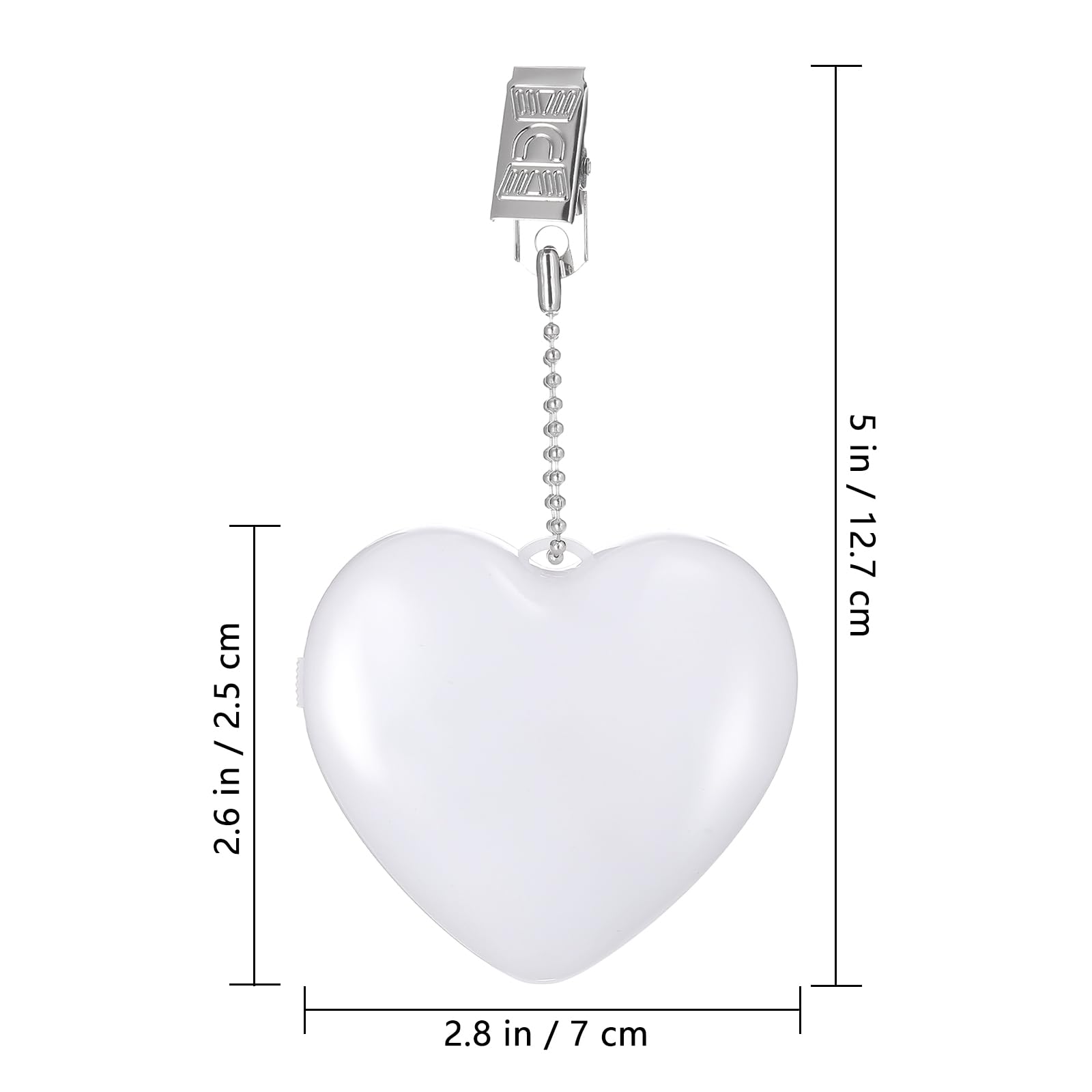 Uonlytech 2Pcs Purse Light Handbag Light Sensor Heart Shape Bag Illuminator Hanging Night Light for Women Ladies Girls …