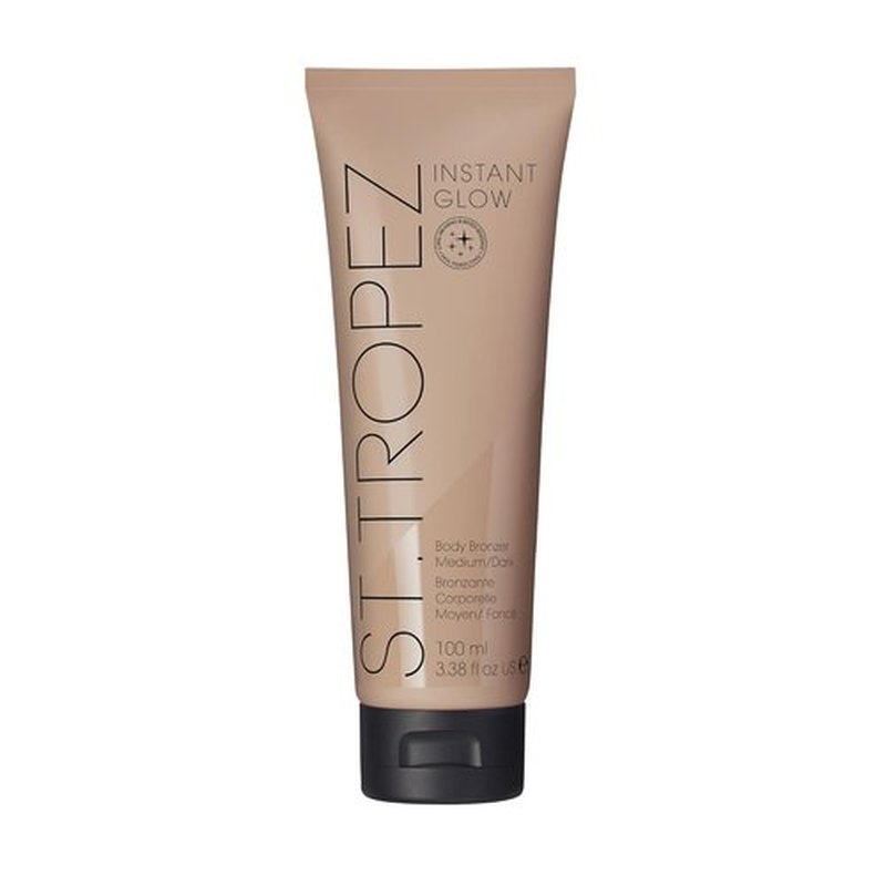 St. Tropez Instant Glow Bronzer - Smudge-Proof Vegan Makeup for Face & Body, Natural Finish