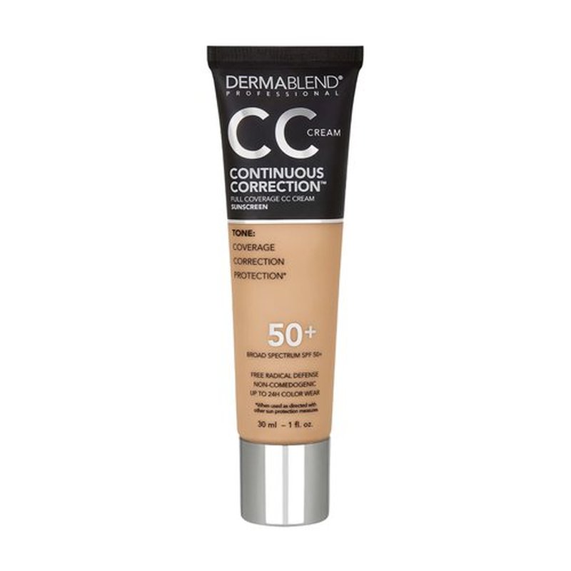 Dermablend Continuous Correction Tone-Evening CC Cream SPF 50+, 40N, 1 fl. oz. (Pack of 1)