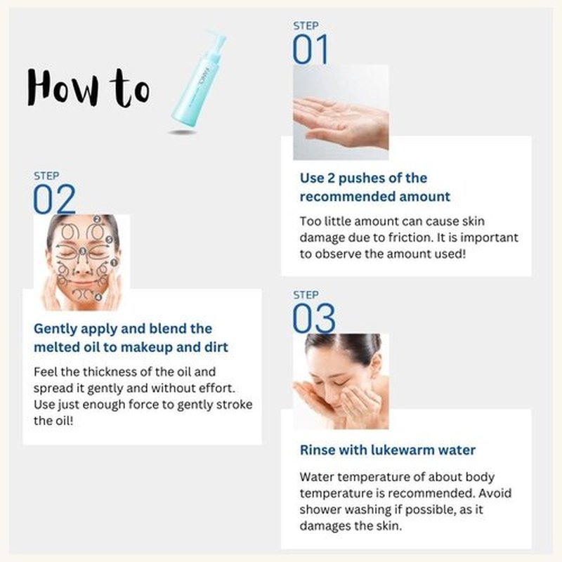 FANCL Mild Cleansing Oil, Japanese Facial Cleansing Oil, Makeup Remover, Oil Cleanser, 100% Preservative Free, Clean Skincare for Sensitive Skin (1, Blue)