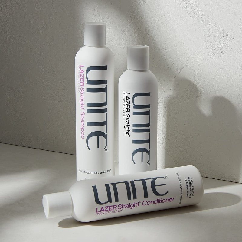 UNITE Hair - LAZER Straight Relaxing Fluid - Anti-Humidity & Frizz Control - 8 Fl Oz