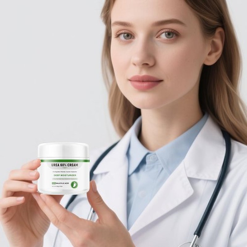 AOPEIBOTO Urea Cream 60 Percent for Feet Maximum Strength, Foot Cream for Dry Cracked Heels and Feet, Foot Moisturizer, 5.29oz/150g