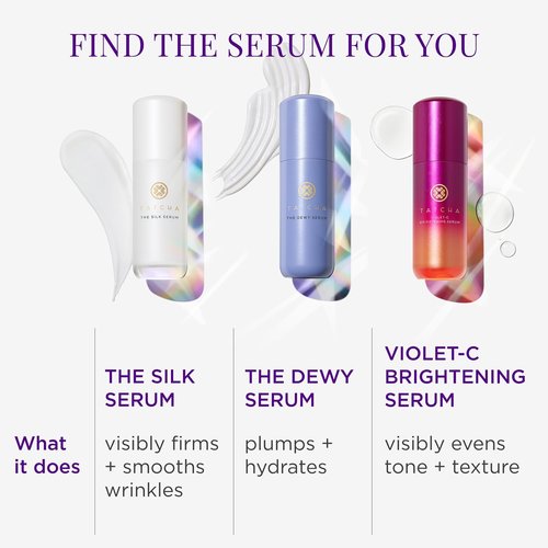 Tatcha The Dewy Serum | Hydrating Serum for Smoother, Plumper & Dewy Skin | 30 ml / 1 oz