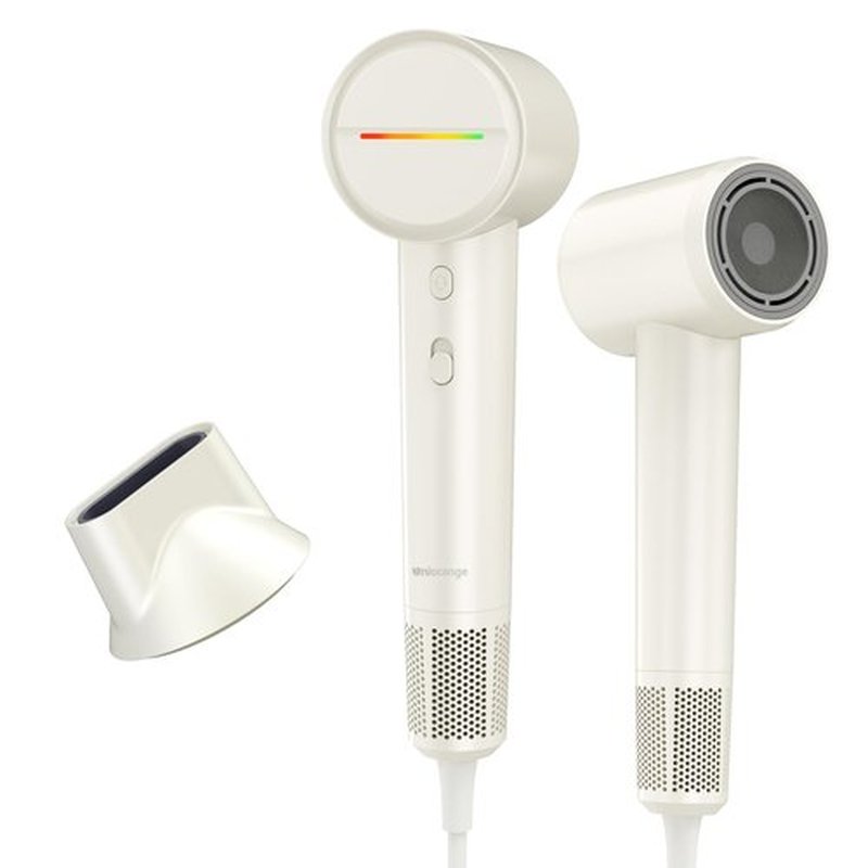 High Speed Hair Dryer 110000 RPM with 1 Billion Plasma Ions, Ionic Blow Dryer Frizz Free Fast Drying with Magnetic Diffuser for Curly Hair, Low Noise Lightweight Thermo Control Hair Dryer for Women.