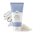 HAPPY BATH Deep Sea Salt Facial Cleanser, Exfoliating Face wash with Cellulose beads, Combination to Oily Skin, Korean Foaming Face Cleanser, Gentle Formula for Daily Use, 5.29 Fl Oz.