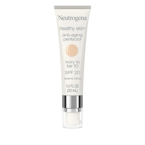 Neutrogena Healthy Skin Tinted Facial Moisturizer - Anti-Aging Retinol Treatment with SPF 20 | 1 fl. oz, Ivory to Fair