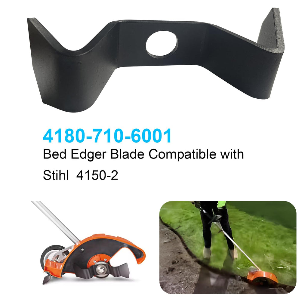 HOTUFELG Bed Edger Blade 4180-710-6001 Compatible with Stihl Edger 4150-2, Bed Redefiner Stihl Edger Attachment for Lawn Grooming Tool