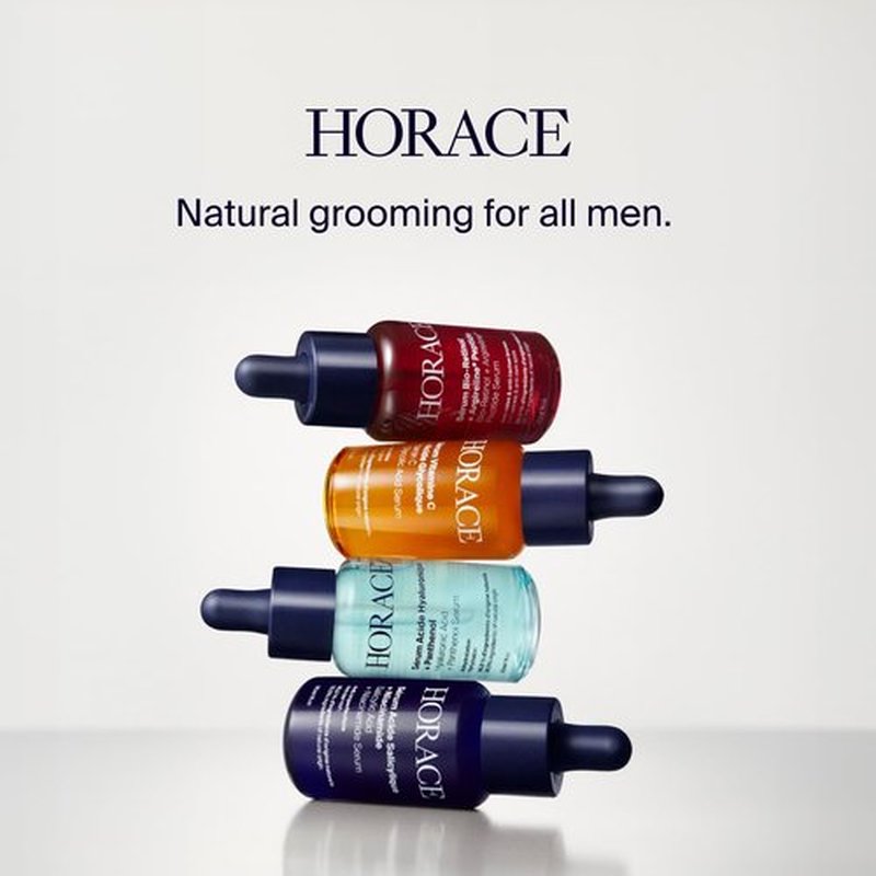 HORACE Salicylic Acid + Niacinamide Face Serum for Men - Anti-Blemish & Pore Tightening Treatment | Unscented, 30ml