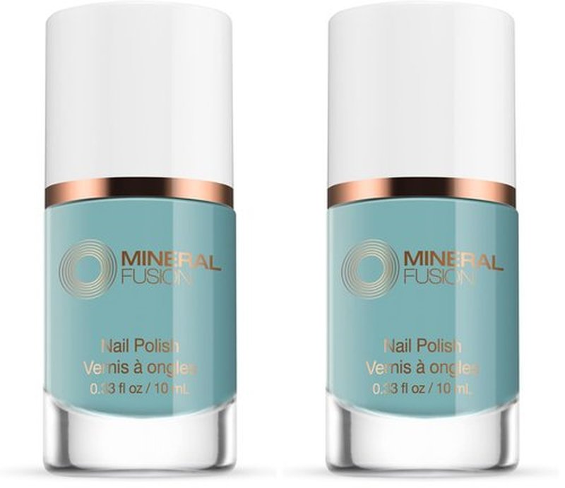 Mineral Fusion Nail Polish, Aqua Blue, Cloud 9 Cloud 9 0.33 Fl Oz (Pack of 2)