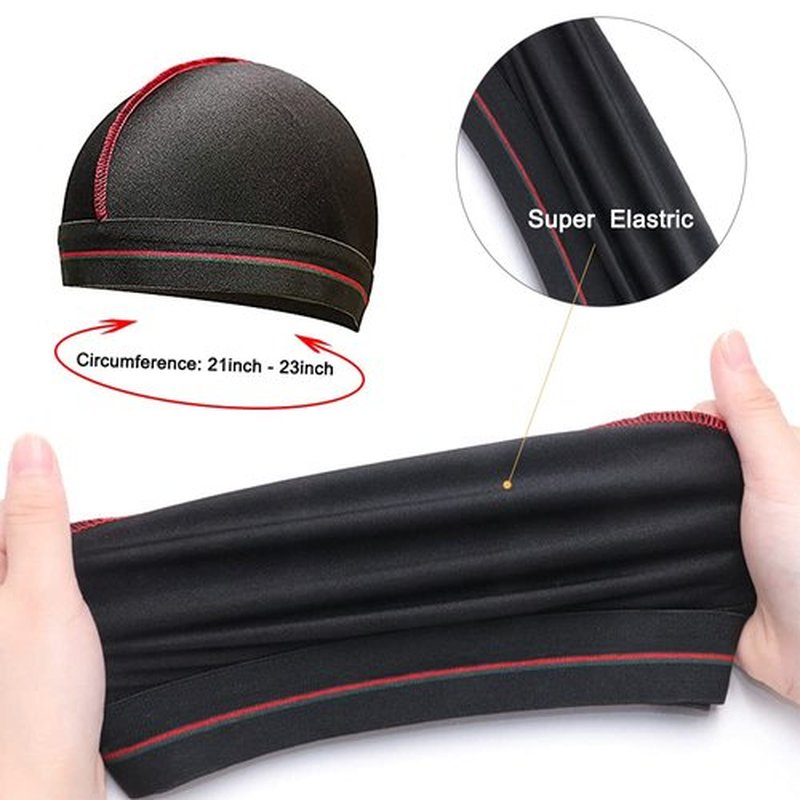ForceWave Silky Durag for Men Wave Cap Satin Dorag for Men Women 360 Wave (Burgundy)