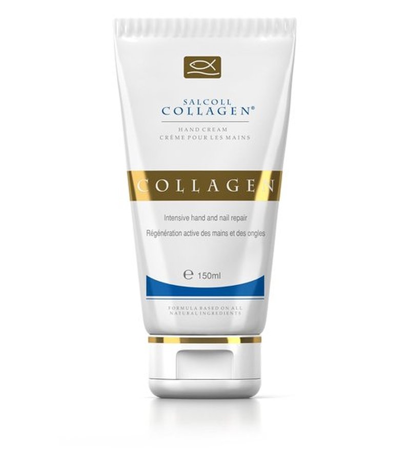 Salcoll Pure Bioactive Collagen Repair Hand Cream - Hypoallergenic Moisturizer for All Skin Types, 150 ml