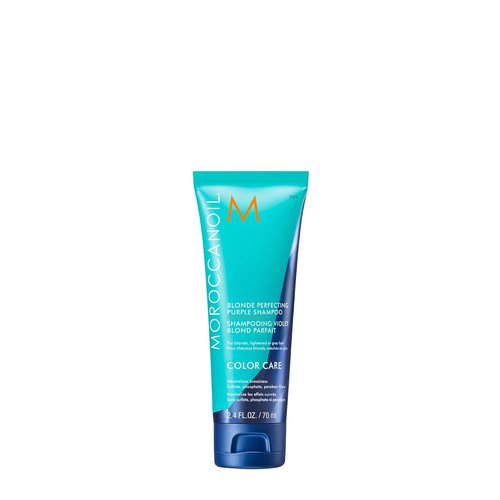 Moroccanoil Blonde Perfecting Purple Shampoo - Brightens Blonde Hair | 8.5 Fl Oz