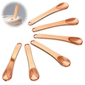 FdcZeyxior 6 PCS Metal Makeup Spatula Tool, Mini Reusable Skin Care Spoon Multi-functional Facial Applicator Tool Beauty Scoop for Face Mask Eye Cream Lotions Moisturizers Essences Beauty Accessories