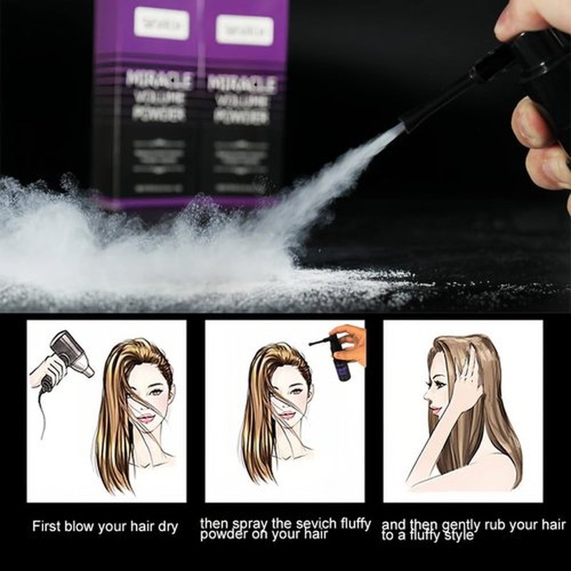 Gowwim Texture Powder - 360° Rotating Nozzle for Instant Volume & Oil Control | Non-Greasy 4g